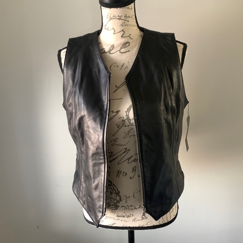 NWT Isda & Co Leather Vest